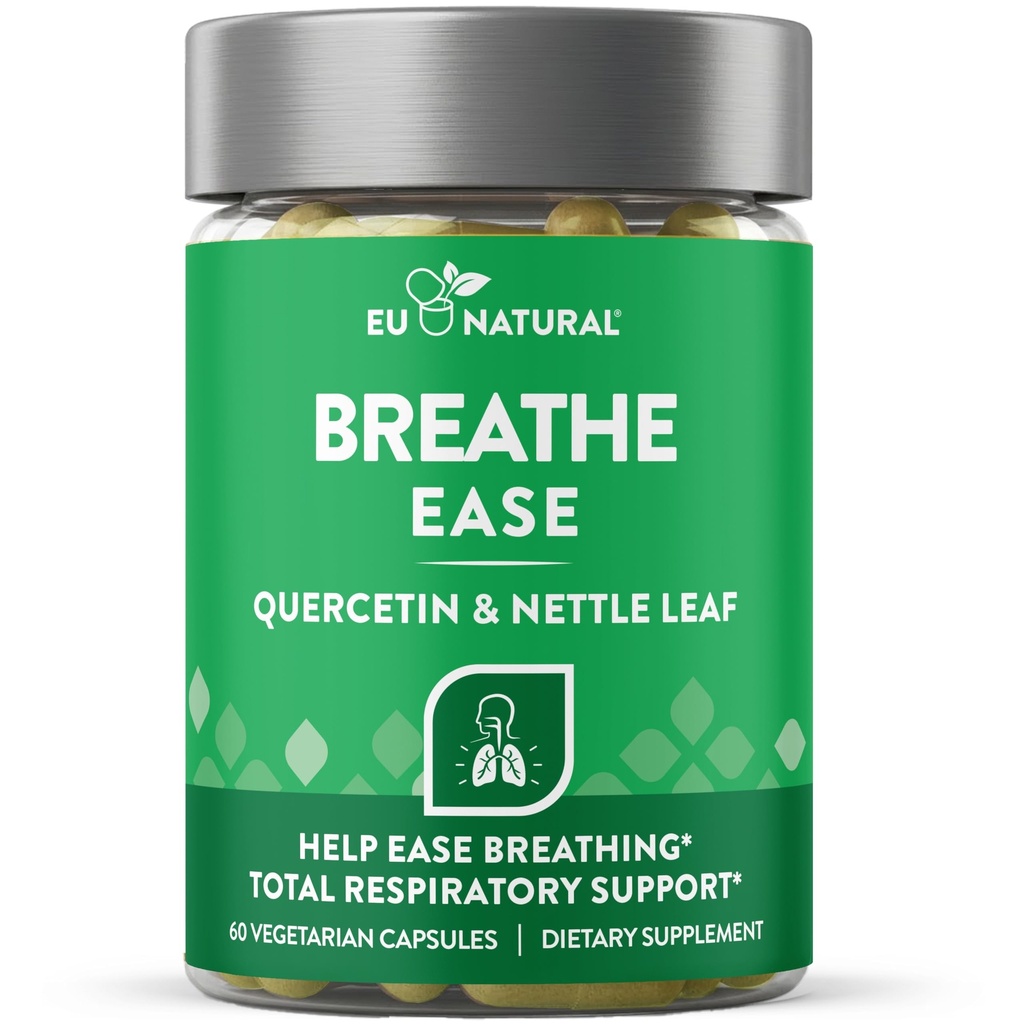 Inspire Inhaler Supplement – Sinus, Pulmões, Open & Clear Airways – Saúde Sazonal Nasal, Bem-Estar Bronquial, Chest Saudável – Quercetina, Vitamina D, Pílulas de Bromelaína – 60 Cápsulas Macios Vegetarianas