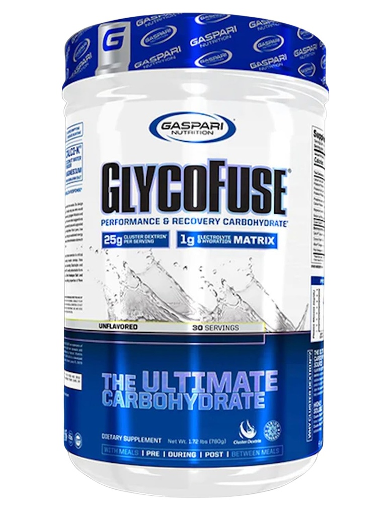Gaspari Nutrition Glicofuse: Performance and Recovery Carbohydrate, 25g Cluster Dextrin and 1g Electrolyte and Hydration Matrix (30 Servings, Unflavored)