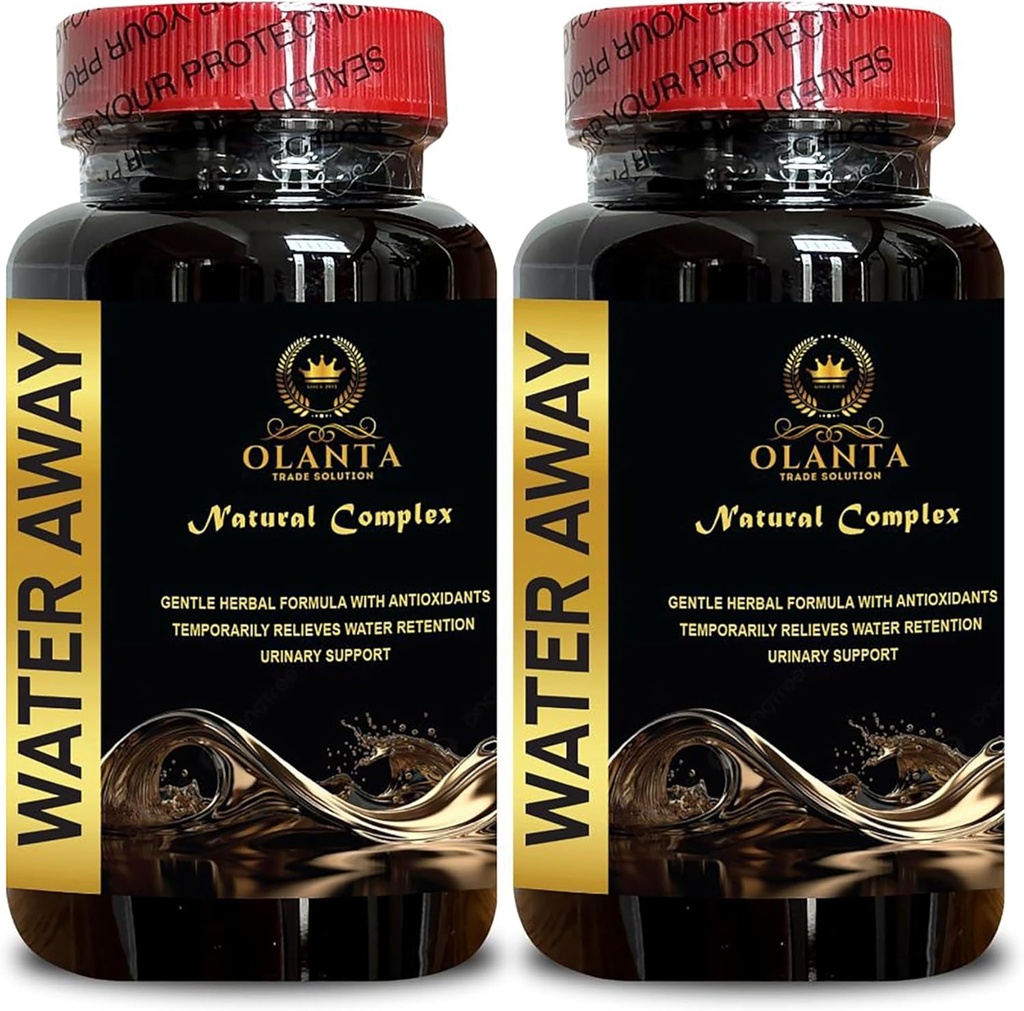 Generic Water Out Pills - Water Pills Caffeine Free, Water Diet Pills, Water Pills Water Retention, Diurético Water Pills, Romã, Cranberry, Imune Boost - 2 Garrafas
