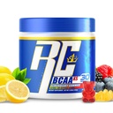 Pó BCAA XS de Ronnie Coleman com EAAs, Aminoácidos de cadeia ramificada pós treino recuperação muscular, Sugar Free Hydration Drink for Women and Men, Gummies Lemonbeary, 30 Servings