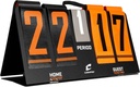CHAMPRODeluxe Painel de Avaliação Flip-a-Score (Pontos, Períodos, Jogos)