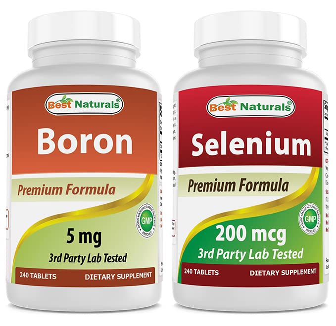 Boro 5 mg & Selênio 200 mcg