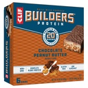CLIF Builders Protein Bars - Chocolate Amendoim Manteiga Flavor - 20g Proteína Baseada em Planta - Gluten Free - Não-GMO - Baixa Glicemia - Sem Adoçantes Artificiais - 2,4 oz. (6 pacote)