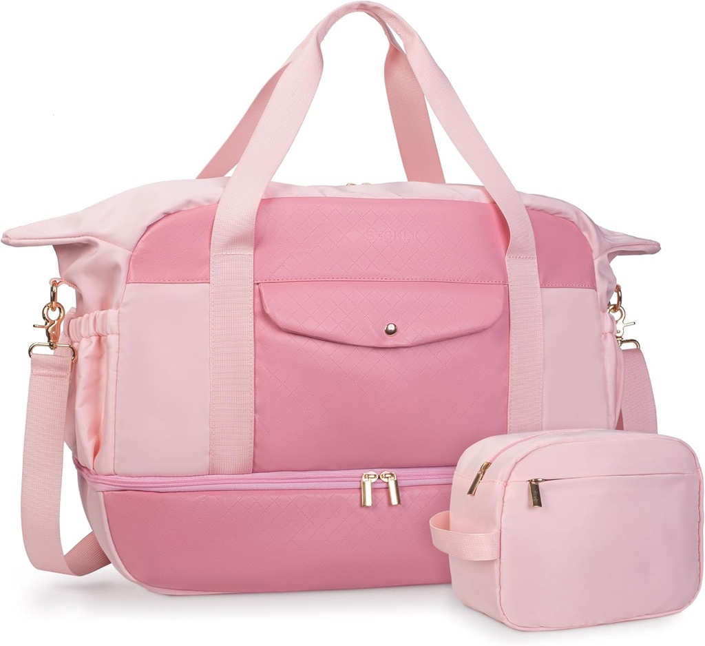 Sacos Weekender para mulheres viagem Tote Bags, Overnight Transportar em Sacos Duffle