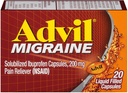 Advil 200 mg Cápsulas líquidas cheias 20 ea