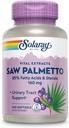 SOLARAY Saw Palmetto Extract - Prostate Health and Urinary Tract Support - 136 mg de ácidos gordos e esterols - Lab verified, 60-Day Money-Back Garantia (240 Servings, 240 Softgels)