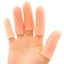 JKcare dedos grandes berços, 10 pacotes de mangas de Silicone suporte para gatilho de dedo & artrite - Cobre protetor para rachado, alívio da dor de milho e calo