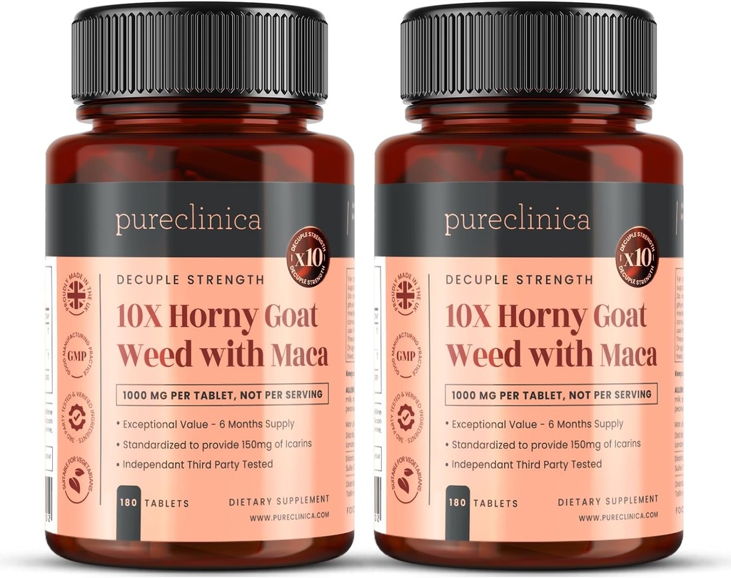 Extrato de Maca (1000mg) x 360 comprimidos (2 frascos de 180) - 1 ano de fornecimento