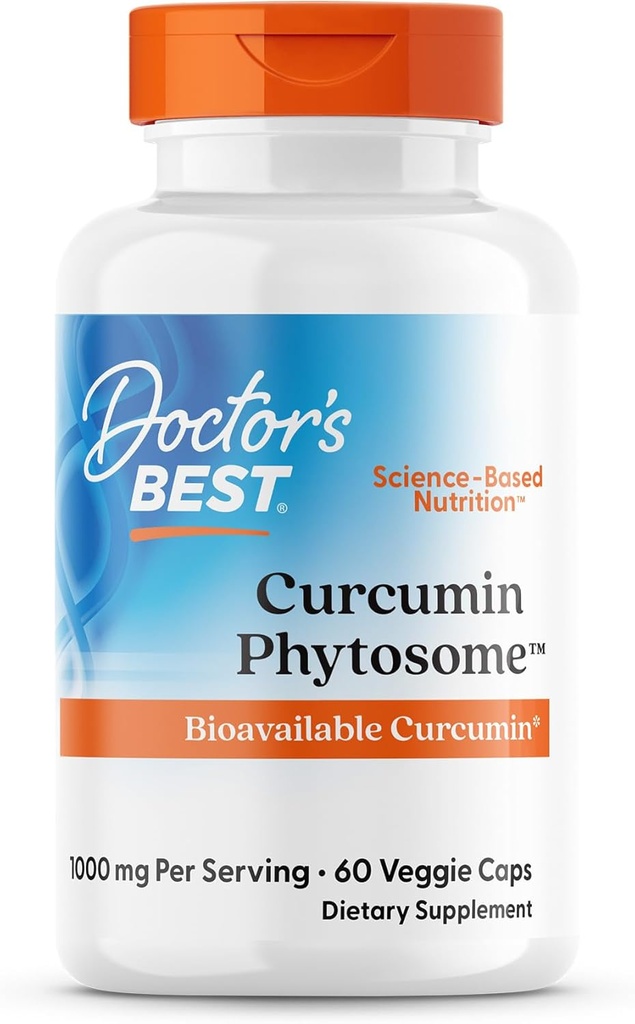 Médicos Melhor Fitossoma de Curcumina, Curcumina Biodisponível, Não-GMO, Glúten livre, Soja livre, Vegan 60 Veggie Caps
