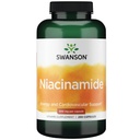 Swanson Niacinamida Carboidrato Metabolismo Saúde comum Suporte 500 miligramas 250 cápsulas