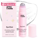 grace & stella Under Eye Serum - Retinol & Caffeine Eye Serum para Puffiness, Círculos escuros, Rugas - Vegan Skincare