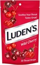 Garganta de Luden Gotas Cereja Selvagem 30 Gotas (3 PACK)