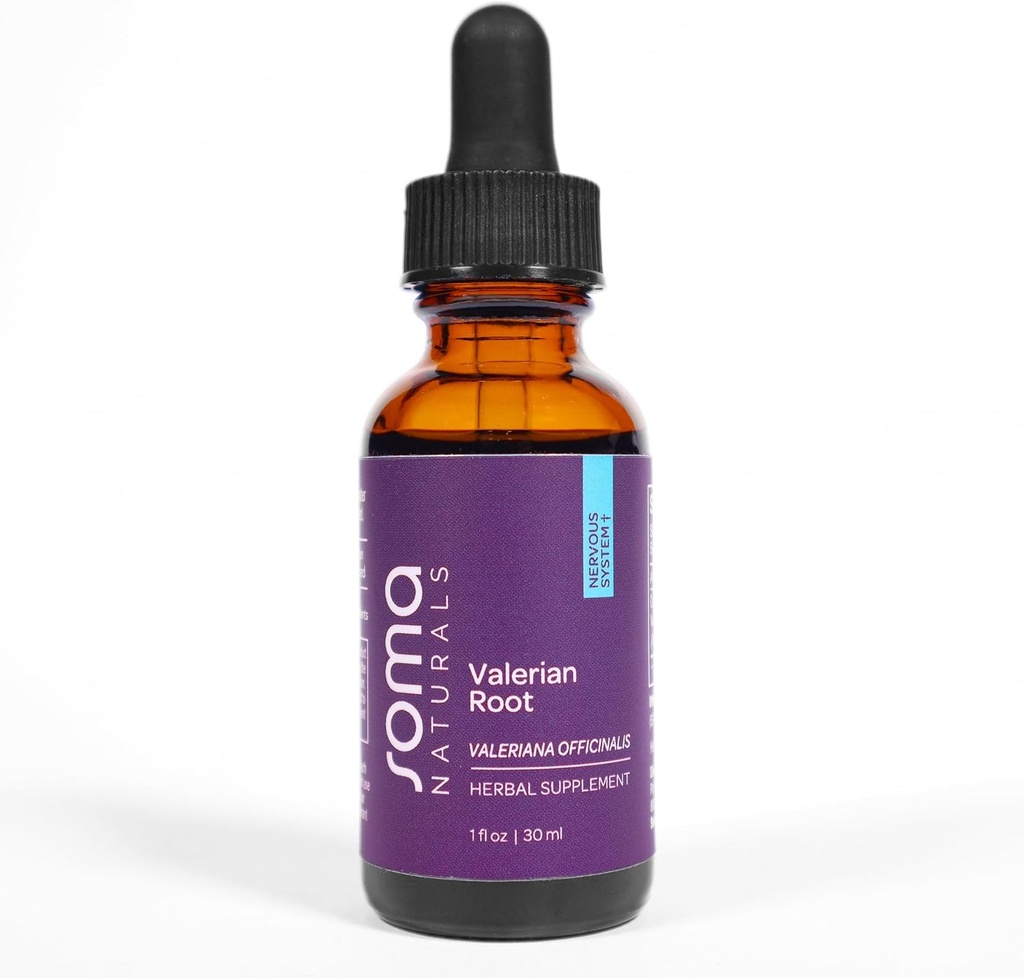 Extrato de Raiz Valeriana Orgânico, Desempenho e Suplemento Energético, Mantém Acuidade e Equilíbrio, Não-GMO, Gluten-Free, 1fl oz, 30ml