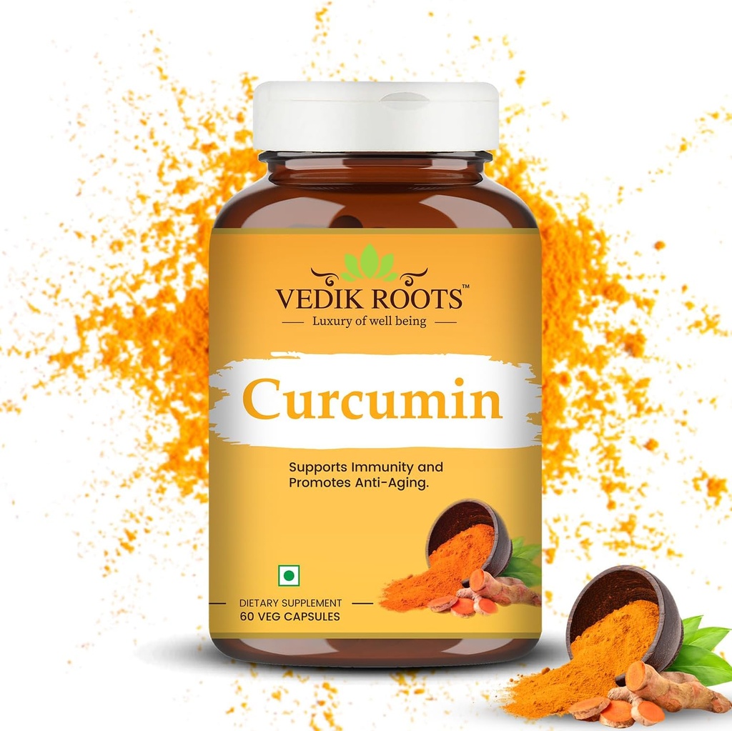 Cápsulas de Curcumina - Propriedades Antioxidantes para Conforto Conjunto e Anti- Envelhecimento