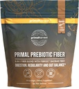 Colheita primal em pó de fibra prebiótica sem sabor, 30 Serve 5 em 1 suplemento diário com acácia orgânica e Fibriss em pó de baobá orgânico.