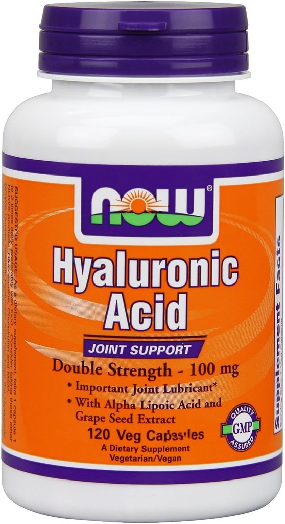 Cápsulas de Ácido Hialurónico 2X Plus Veg, 100 mg - 120 ct (embalagem de 2)