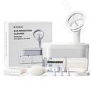 Kit de remoção de cera de ouvido elétrica - Sistema de irrigação de ouvido com água com coleta de esgoto, 4 modos limpos, seguro e eficaz, 3 pontas de ouvido para adultos
