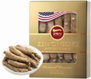 1 Box of American Wisconsin Ginseng Super Long Jumbo Root (4 onças) Desempenho e Saúde Mental para homens e mulheres