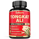 Satoomi 9in1 Tongkat Ali Root Extract - Ashwagandha, Tribulus Terrestris - 90 Cápsulas para 3 Meses - Força de Suporte, Energia e Immune Saudável
