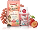 Catalo Fórmula vegetariana de cálcio, Algas vermelhas à base de plantas Cálcio com Vitamina C Natural, Fácil de Digerir, Minerais-Rich para Nutrição diária, Ideal para Gravidez e Lactação - 90 Comprimidos