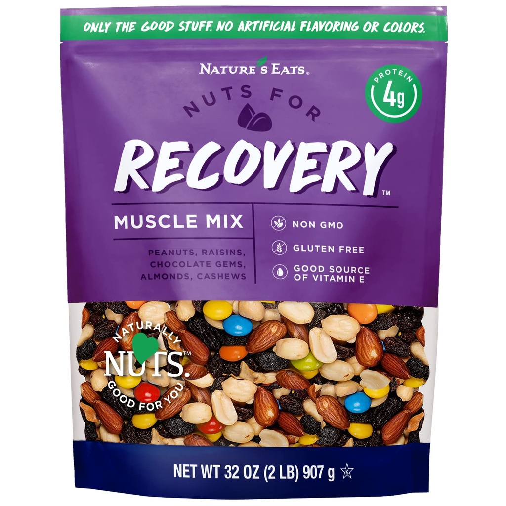 Natural Come Recuperação, Muscle Mix, 32 Oz