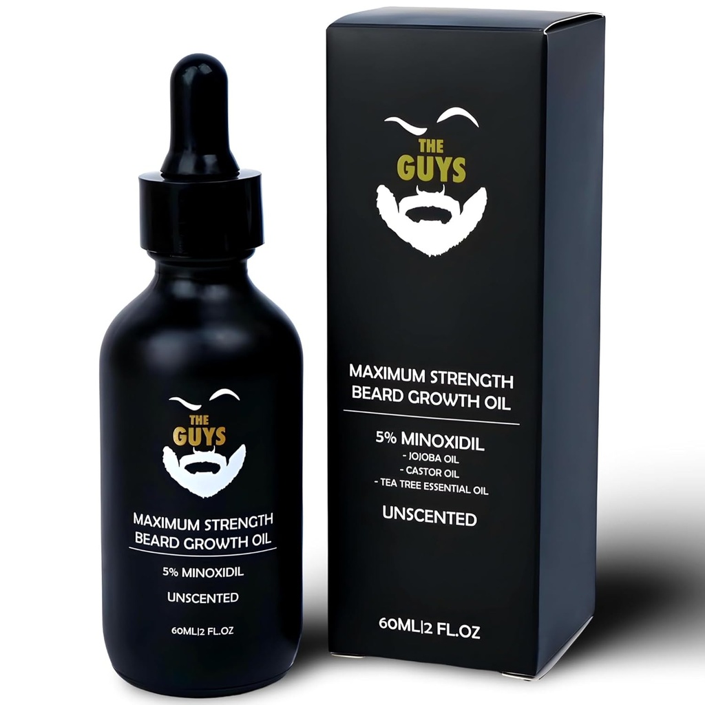 5% Minoxidil Beard Growth Oil, 2 onça