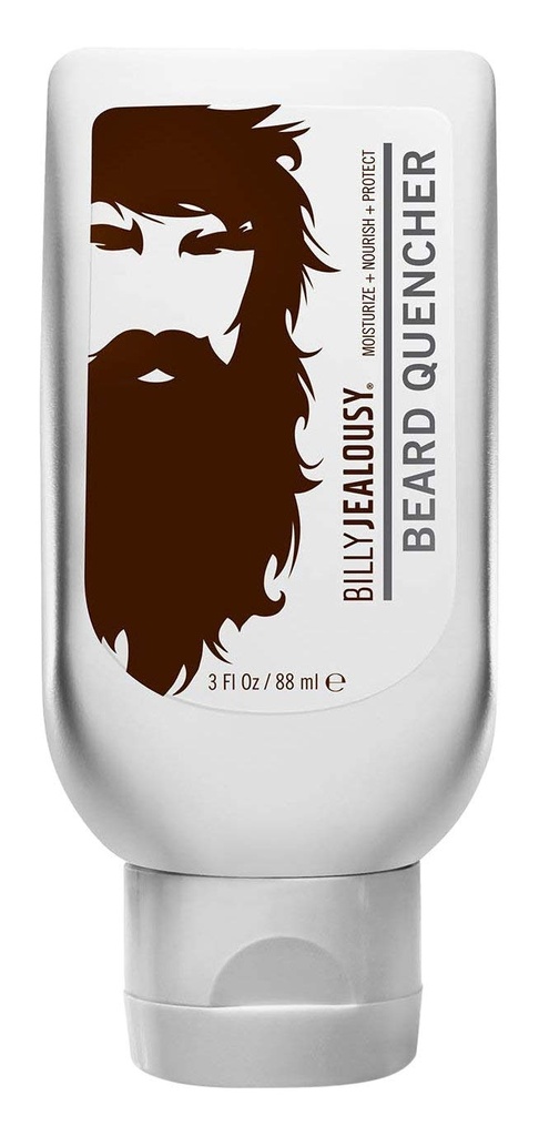 Billy Jealousy Beard Quencher, Nutrição e Fortalecer Hidratante para Mane e Pele com Manteiga de Karité, Aminoácidos e Sementes de Aveia Negra, Luta Frizz, Alivia Coceira e Flocos, 3 Fl Oz