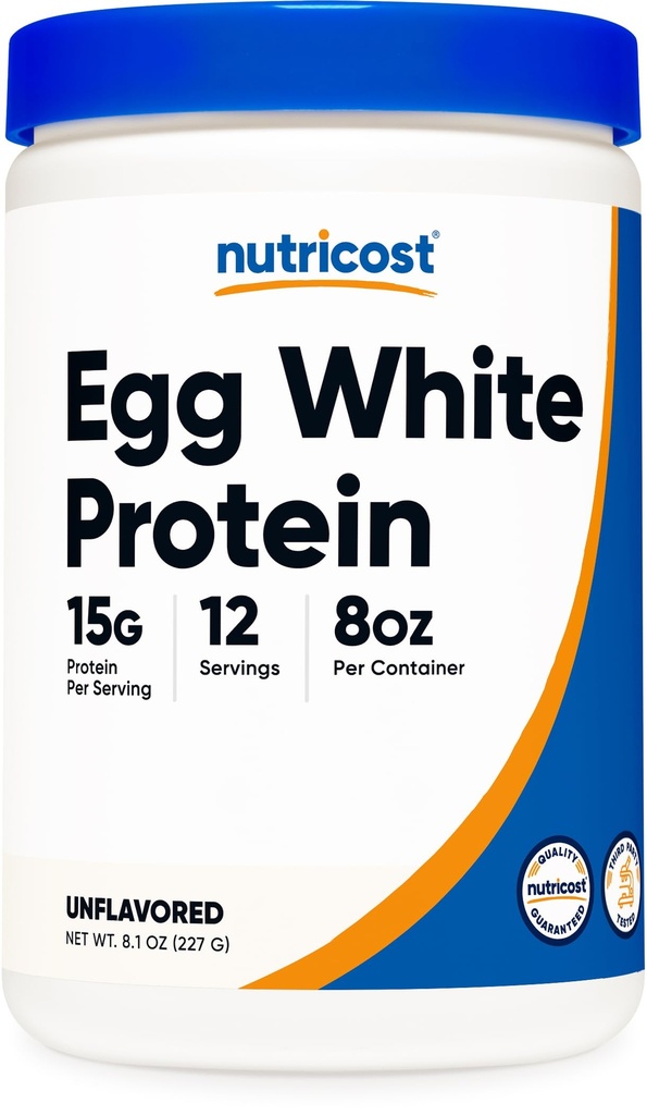Nutricost Ovo branco proteína em pó 8 onças (desfolhado) - Não-GMO, sem glúten