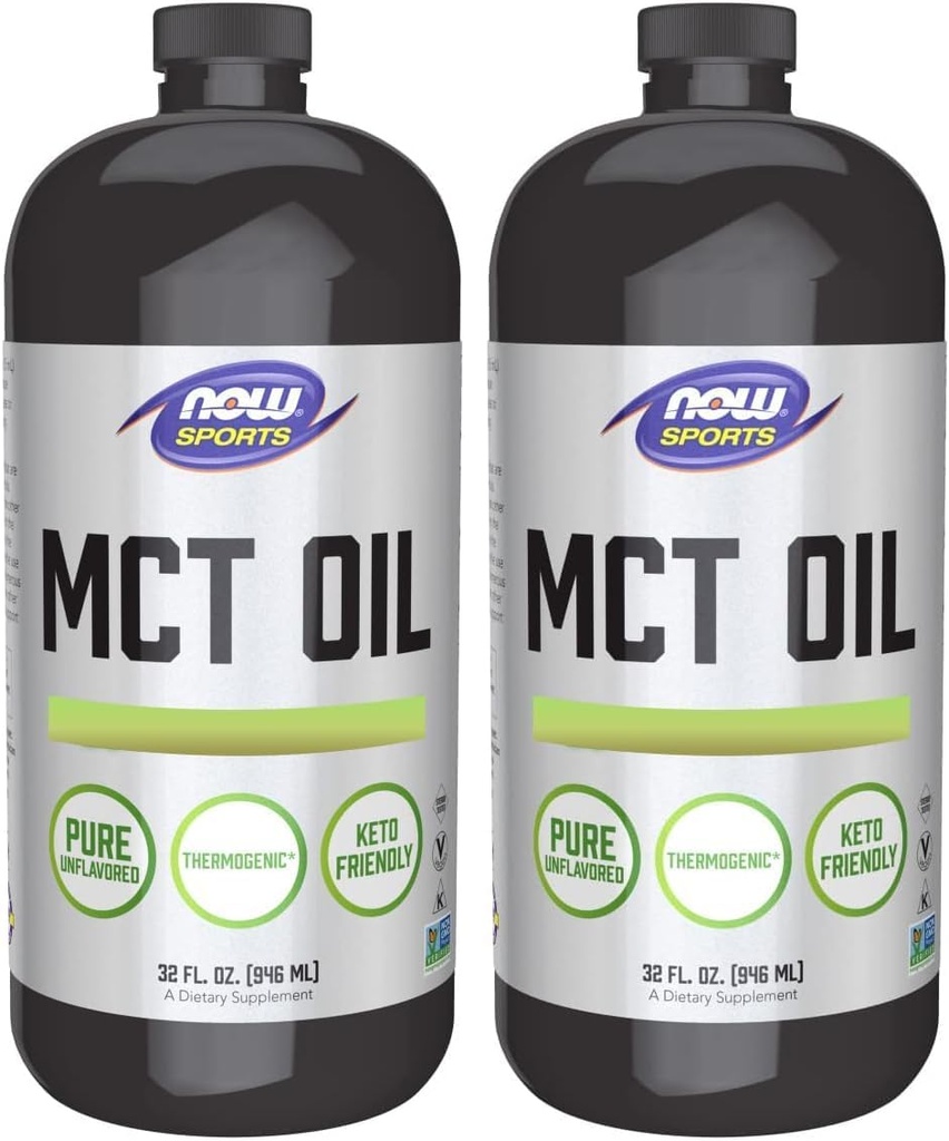 Agora Alimentos MCT 100% óleo, 32 fl oz (Pack de 2)