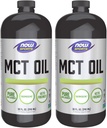 Agora Alimentos MCT 100% óleo, 32 fl oz (Pack de 2)