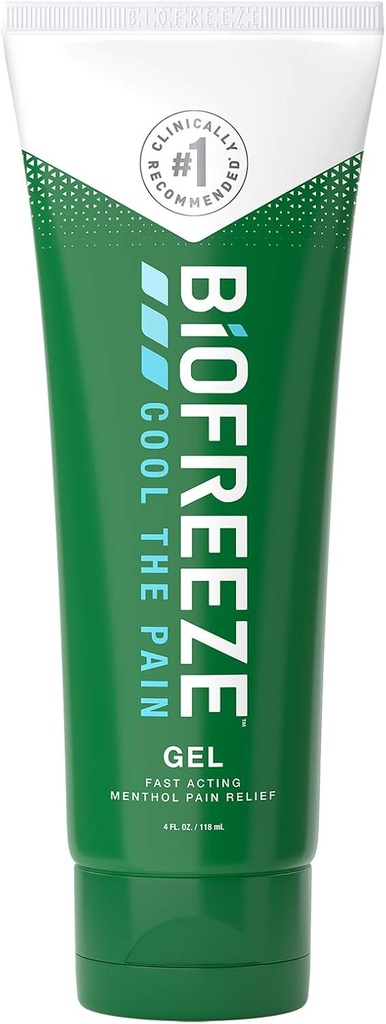 Gel de alívio de dor Biocongelamento, 4 onças. Tubo (Packaging May Vary)