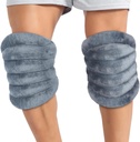 Atsuwell Microwave Heating Pad para Joelhos, Microwavable Heated Knee Wrap para cotovelo, Cães, Músculo, Junta, Joelho Heating Pad Microwavable Warm Compressão, 2 embalagens