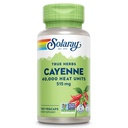 Cápsulas de pimenta SOLARAY Cayenne com Capsaicin - Suplementos de Capsaicin para suporte de bem-estar poderoso - 40,000 unidades de calor por VegCap - Vegan, Não-GMO, Gluten-Free, 60-Day Garantia, 100 Servings