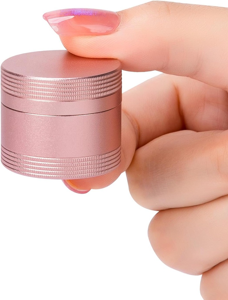 Caixa de pastilhas pequenas Caixa de comprimidos diária - Portable Metal Conteiner Pill para bolsa de bolso, único Titular de pílula impermeável para vitaminas, óleo de fígado de bacalhau, medicina, Pill Organizer Pink
