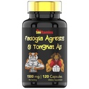 Fadogia Agrestis & Tongkat Ali Suplemento: 1500mg - 120 Cápsulas □ 750mg Cada um de Tongkat Ali (Longjack) & Fadogia □ Fórmula ultra-potente para homens para nutrição esportiva, desempenho atlético, & músculos*