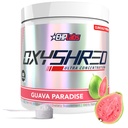 EHP Labs OxyShred Pré Treino em Pó e Shred Suplemento - Pré-treino em Pó com L Glutamina e Acetil L Carnitina, Energia Boost Drink - Guava Paradise, 60 Servings