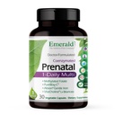 Laboratórios de Esmeraldas Pré-natal 1-Daily Multi - Multivitamin pré-natal com folato metilado, ferro, mistura de alimentos inteiros e mais - sem soja, sem glúten - 30 Cápsulas vegetais