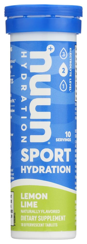 Nuun Active: Eletrolítico de Limão+Lime comprimidos de bebida melhorada(6-Pack de 10 comprimidos)6