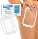 Homeables Bandagens à prova de água, Vestido de filme transparente, Bandagens à prova de água pós-cirúrgico, 6x8, Capa da ferida, Vestido transparente, Capas da ferida para chuveiro, Patches à prova de água para pele, Grande