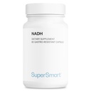 Supersmart - NADH 5mg por dia (Reduced Nicotinamida Adenine Dinucleotide) - NADH Supplement - Energy Pills (Pílulas Energéticas ) Não-GMO e Glúten Grátis - 60 Cápsulas de Libertação Atrasadas