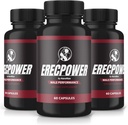 (3 Pack) ErecPower para homens, Pílulas ErecPower oficiais, Todos os suplementos naturais masculinos, Cápsula para aumentar a energia e saúde geral, Erec Power Suporte para desempenho pico, Vitamina, revisão (180 Cápsulas)