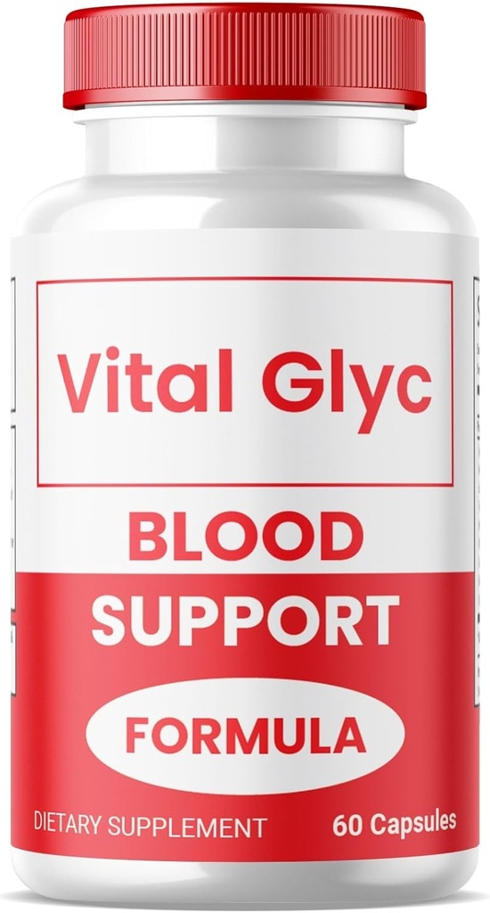 (1 Pack) Cápsulas Glyc Vital - Fórmula de suporte sanguíneo oficial, limpador de vasos sanguíneos vital Glyc, pílulas Glyc Glyco Vital Optimizer, Suporta Saúde e Bem-Estar Geral, Pó de Glyc Vital (60 Cápsulas)