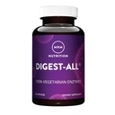 MRM Nutrition Digest-All ® □ Enzimas Digestivas □ Digestão e absorção melhoradas □ Lactase + Amylase + Lipase □ Pode ajudar com inchaço e gás 100% Vegetariano □ Sem glúten 15 porções