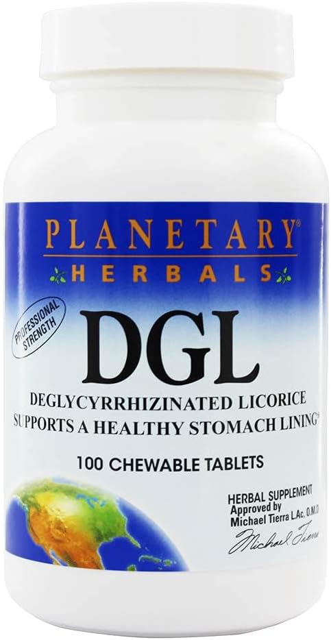 Herbais Planetários DGL Alcaçuz, 100 Comprimidos