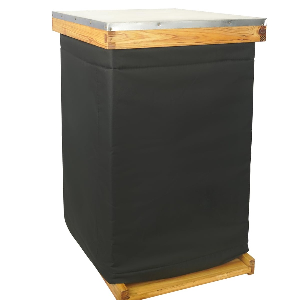 Colmeia de Inverno Colmeia Envoltório de colmeia para Colmeia de Inverno Colmeia Isolamento Envoltório de Colmeia Espessura Proteção de Inverno 600D Oxford Isolated Cover, impermeável, à prova de vento, quente, reutilizável, 81" x 26"