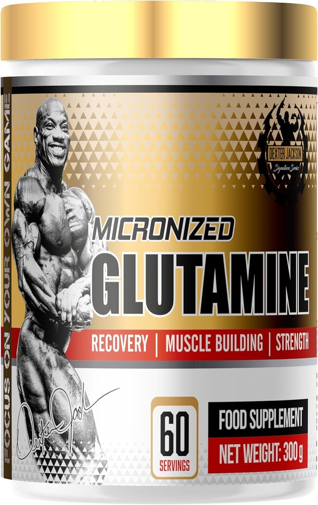 Glutamina micronizada série de ouro, 60 serviço, 300g