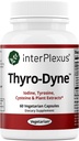 InterPlexus Thyro-Dyne - Extratos de Iodo, Tirosina e Planta para Apoio à Tiróide - Sem Glúten, Leite Livre, Soja Grátis - 60 Cápsulas (30 Servimentos)