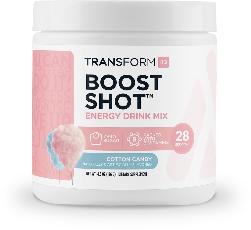 TransformHQ Boost Shot (28 Servings, Algodão Candy)