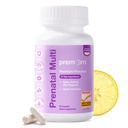 Premom Vitaminas pré-natais para as mulheres - Concepção para sua multivitamina: 27 Nutrientes, Inclui 680mcg de folato de metilo + cholina + ferro, Ingrediente rastreável, Suplementos de fertilidade para as mulheres -30 dia de fornecimento