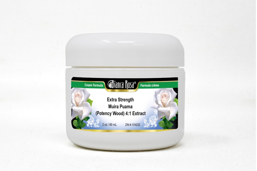 Bianca Rosa Força Extra Muira Puama (Madeira de Potência) 4:1 Extrair Creme (2 onças, ZIN: 514232)